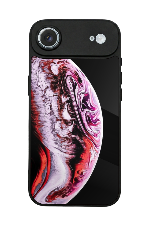 iPhone 17 Air Uyumlu Ay Tasarımlı Glossy Premium Kılıf