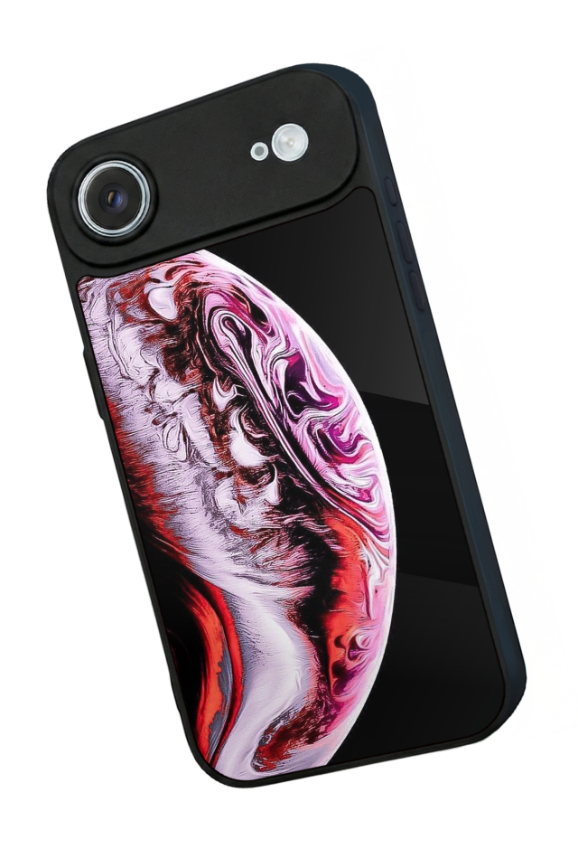 iPhone 17 Air Uyumlu Ay Tasarımlı Glossy Premium Kılıf