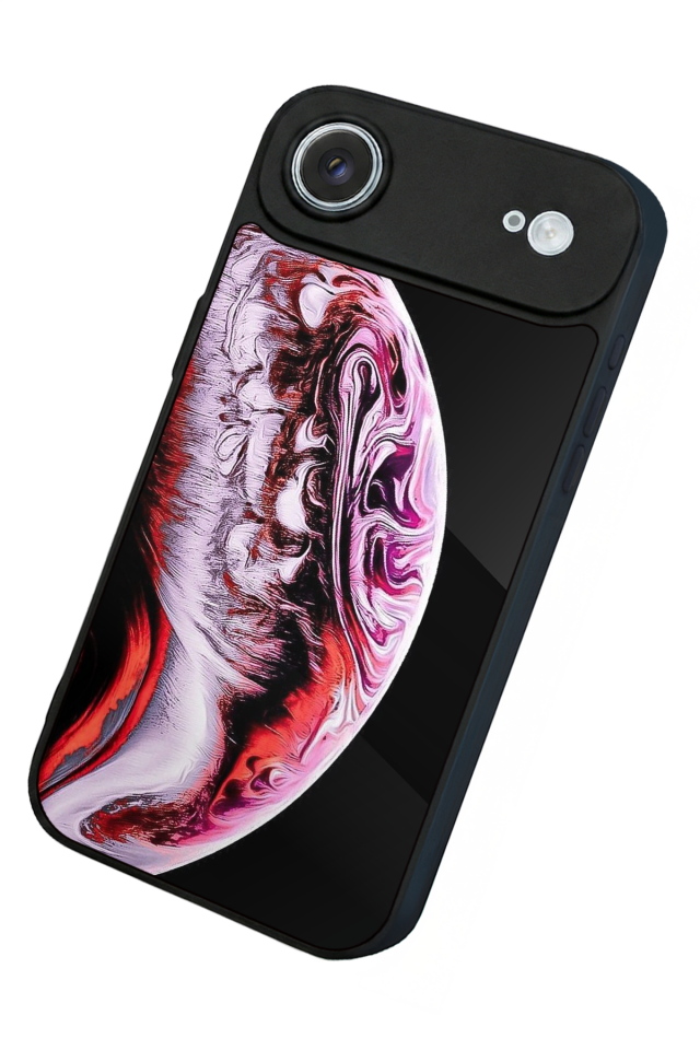 iPhone 17 Air Uyumlu Ay Tasarımlı Glossy Premium Kılıf