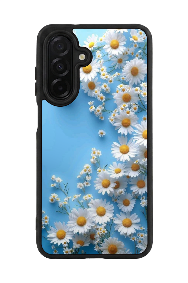 Samsung Galaxy A56 Uyumlu Cicek Tasarımlı Glossy Premium Kılıf