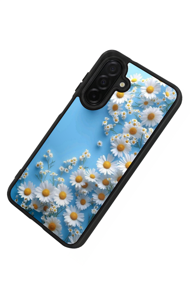 Samsung Galaxy A56 Uyumlu Cicek Tasarımlı Glossy Premium Kılıf