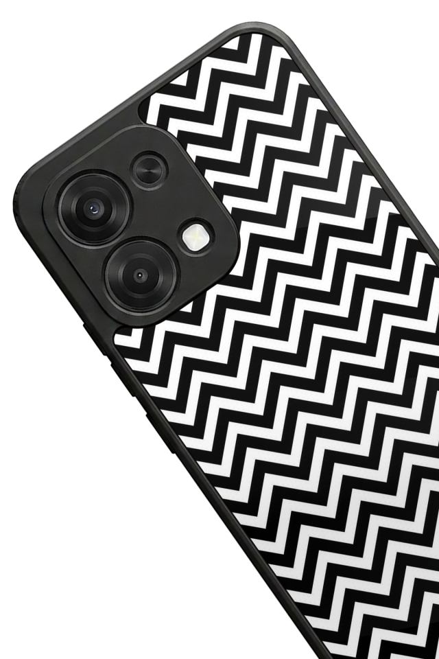 Oppo A6 Pro Uyumlu Çizgi Sanatı Tasarımlı Glossy Premium Kılıf