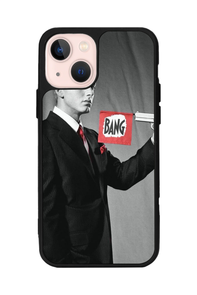 iPhone 13/14 Uyumlu Eminem Tasarımlı Glossy Premium Kılıf