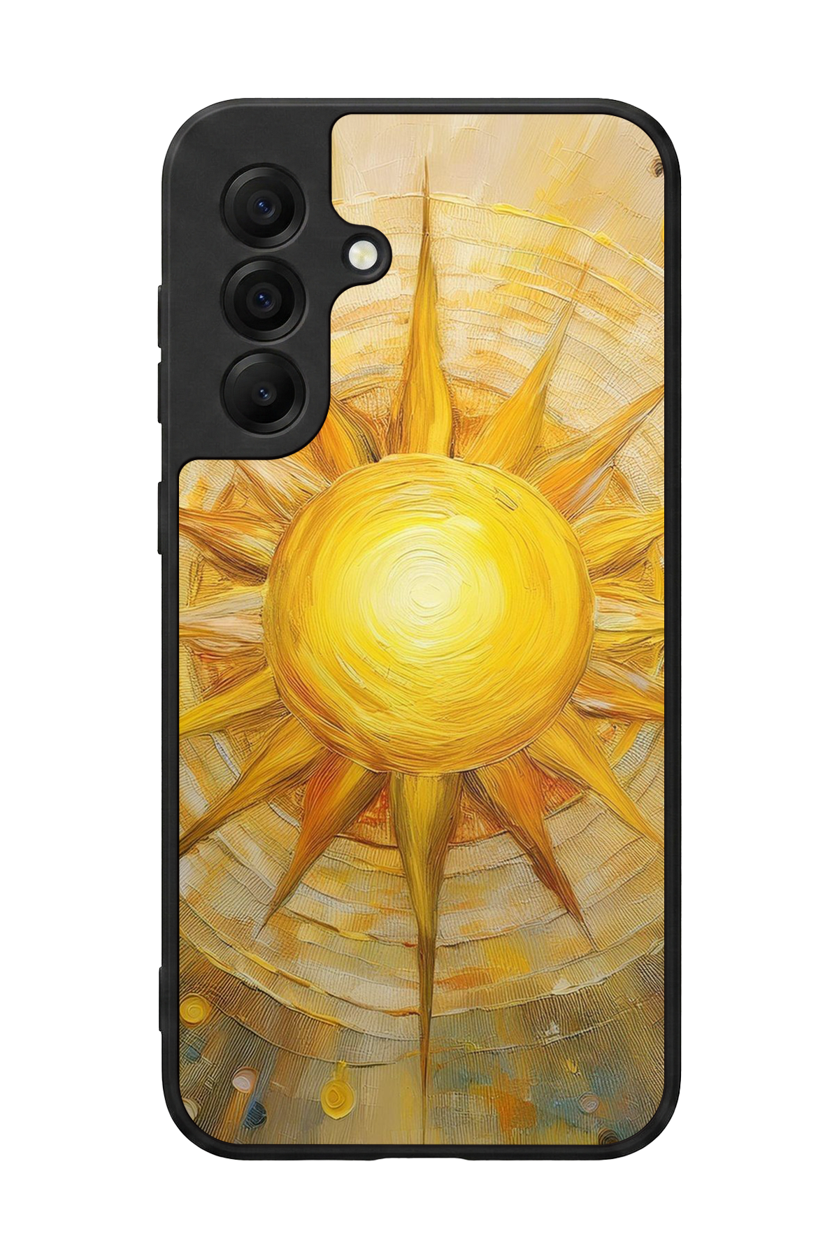 Samsung Galaxy A17 Uyumlu Güneş Tasarımlı Glossy Premium Kılıf