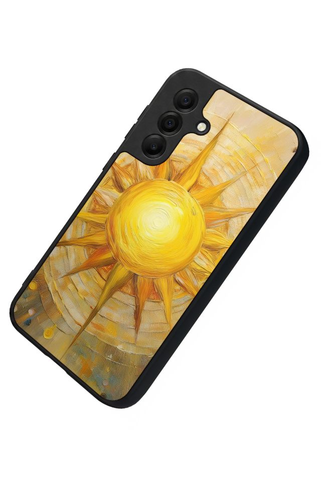 Samsung Galaxy A17 Uyumlu Güneş Tasarımlı Glossy Premium Kılıf