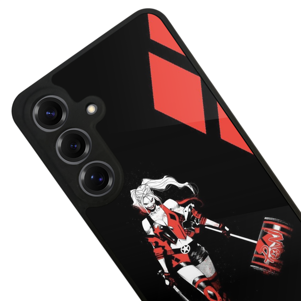 Samsung Galaxy S25 Uyumlu HarleyQueen Tasarımlı Glossy Premium Kılıf