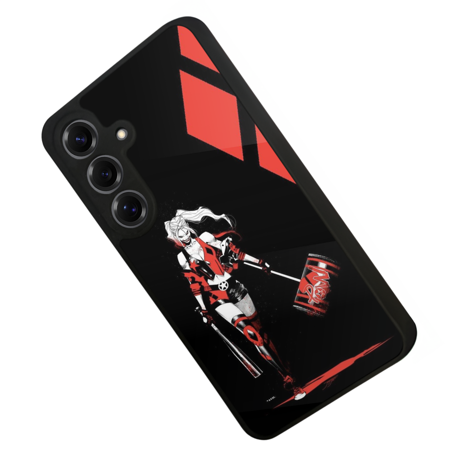 Samsung Galaxy S25 Uyumlu HarleyQueen Tasarımlı Glossy Premium Kılıf