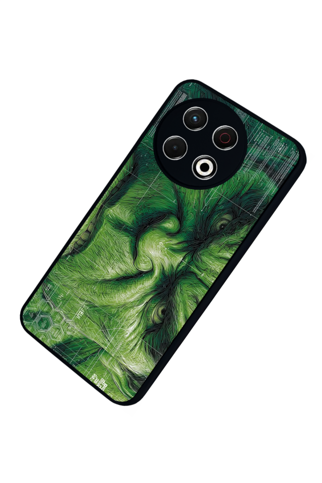 Tecno Spark 30 Pro Uyumlu Hulk Tasarımlı Glossy Premium Kılıf