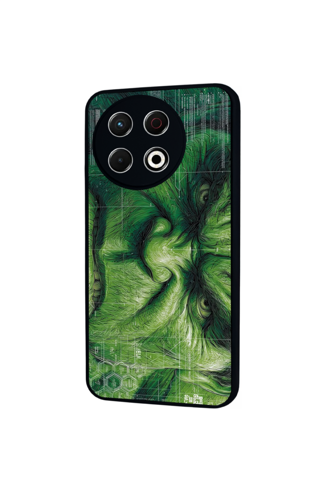 Tecno Spark 30 Pro Uyumlu Hulk Tasarımlı Glossy Premium Kılıf