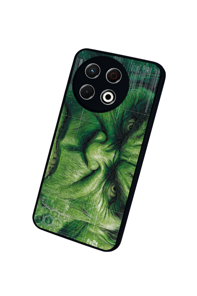 Tecno Spark 30 Pro Uyumlu Hulk Tasarımlı Glossy Premium Kılıf