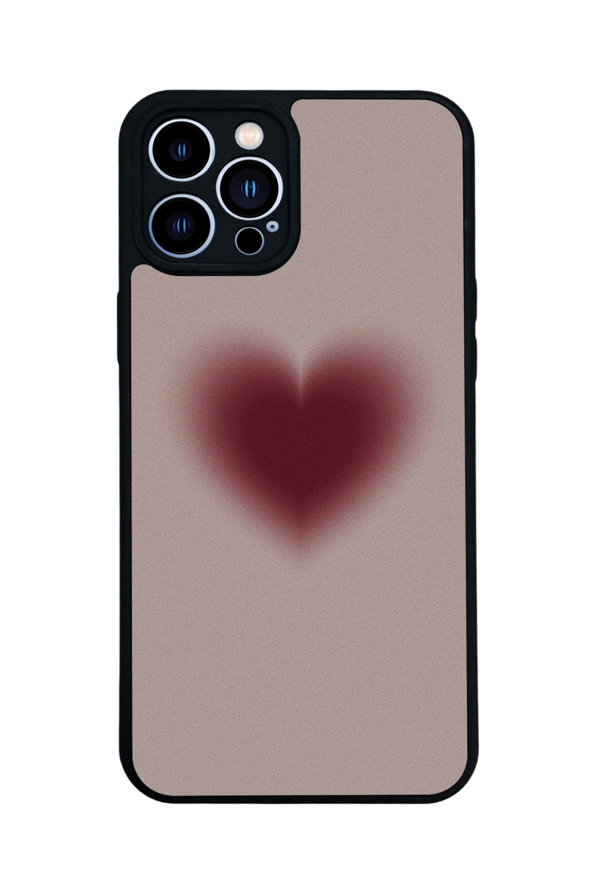 iPhone 13 Pro Max Uyumlu Kalp Love Tasarımlı Glossy Premium Kılıf