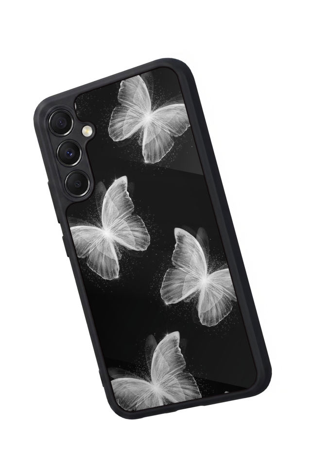 Samsung Galaxy A34 Uyumlu Kelebek Tasarımlı Glossy Premium Kılıf