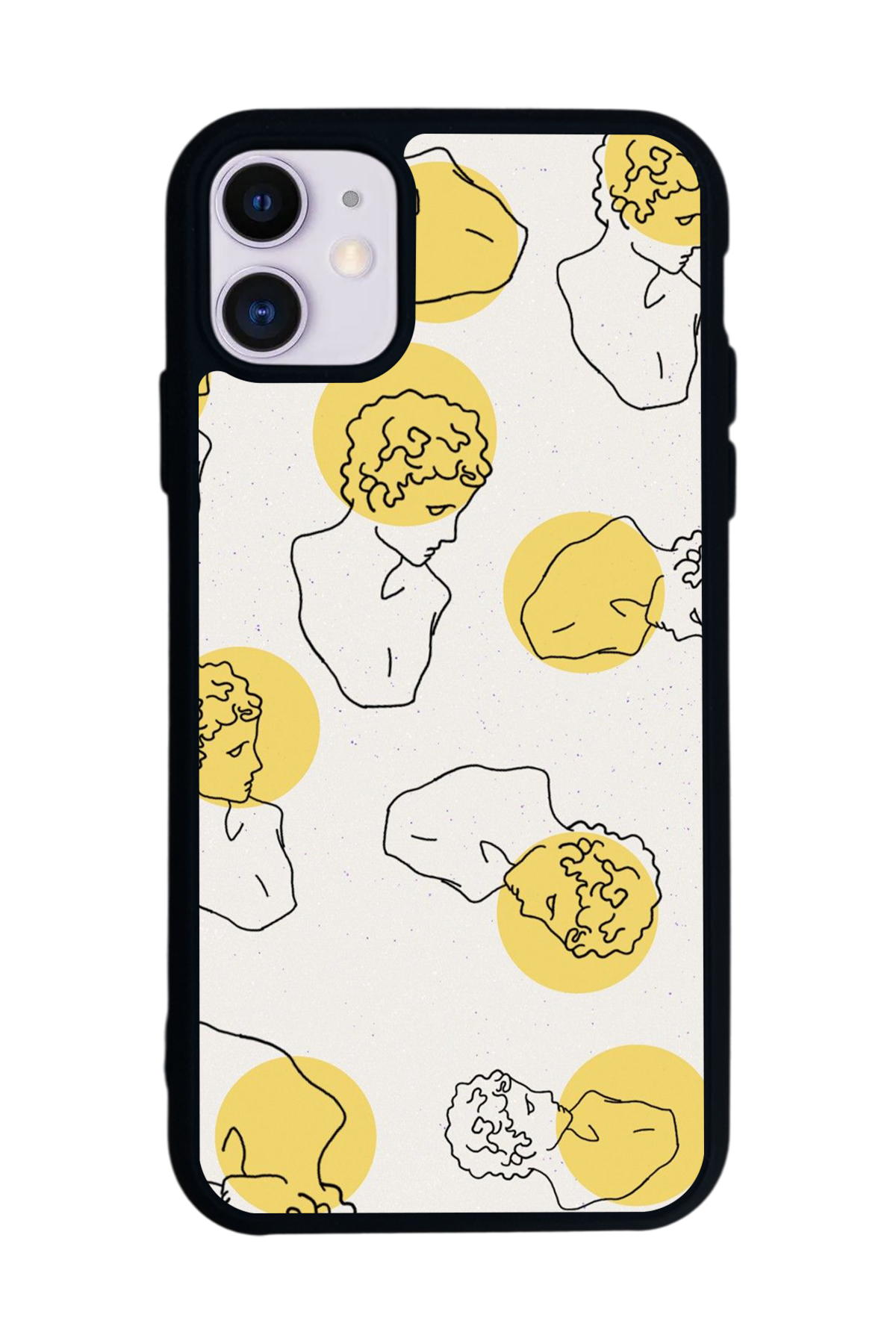 iPhone 11 Uyumlu Line Art Tasarımlı Glossy Premium Kılıf