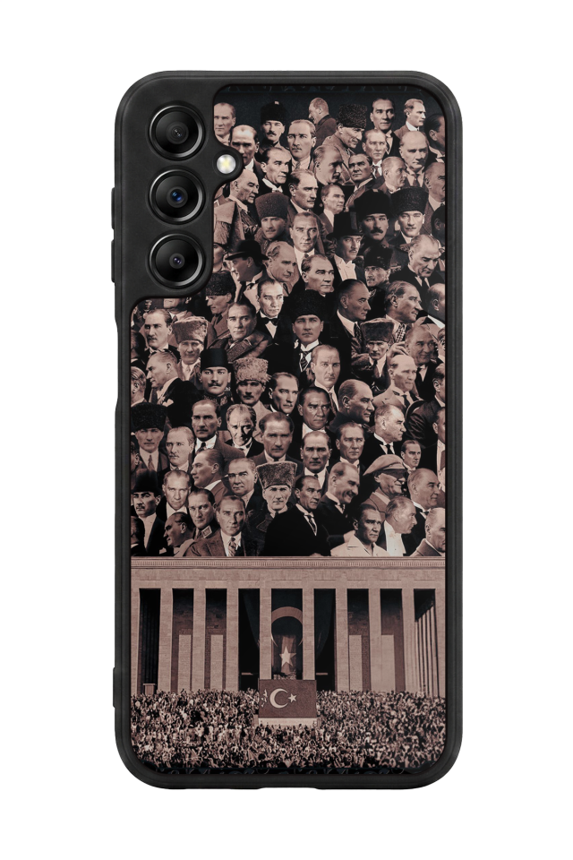 Samsung Galaxy A14 Uyumlu Mustafa Kemal Ataturk Tasarımlı Glossy Premium Kılıf