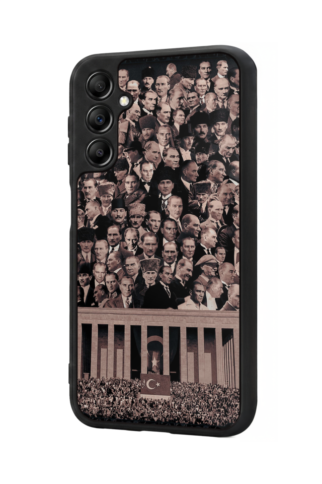 Samsung Galaxy A14 Uyumlu Mustafa Kemal Ataturk Tasarımlı Glossy Premium Kılıf