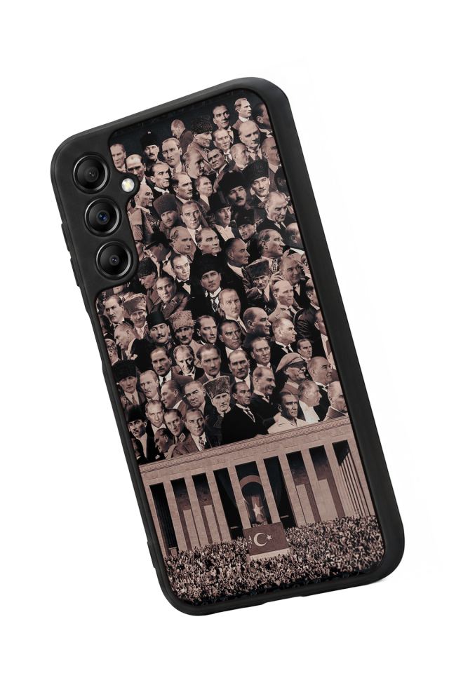 Samsung Galaxy A14 Uyumlu Mustafa Kemal Ataturk Tasarımlı Glossy Premium Kılıf