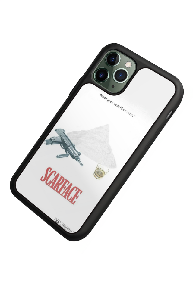 iPhone 11 Pro Uyumlu Scarface Tasarımlı Glossy Premium Kılıf
