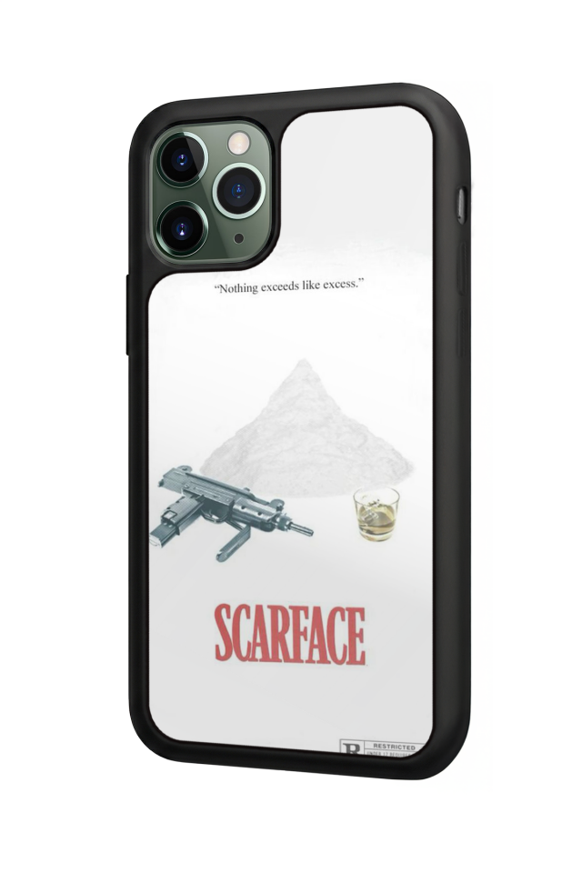 iPhone 11 Pro Uyumlu Scarface Tasarımlı Glossy Premium Kılıf
