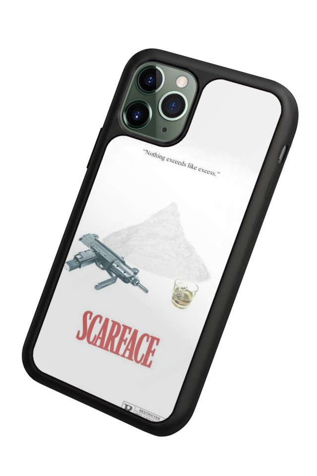 iPhone 11 Pro Uyumlu Scarface Tasarımlı Glossy Premium Kılıf