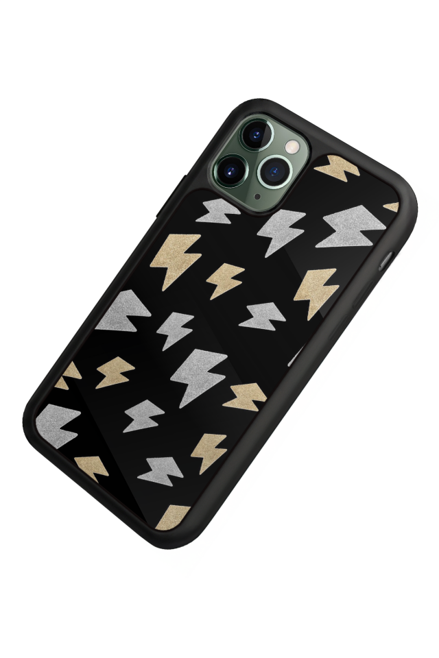 iPhone 11 Pro Uyumlu Simsek Tasarımlı Glossy Premium Kılıf