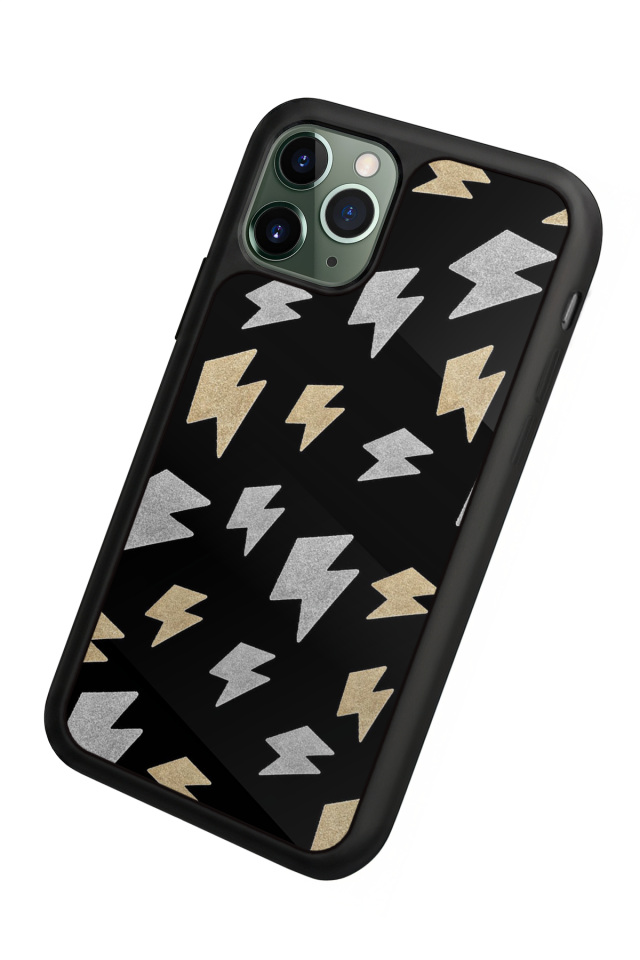 iPhone 11 Pro Uyumlu Simsek Tasarımlı Glossy Premium Kılıf