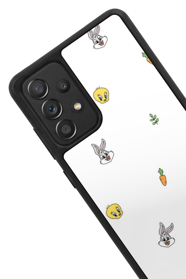 Samsung Galaxy A72 Uyumlu Tweety Tasarımlı Glossy Premium Kılıf