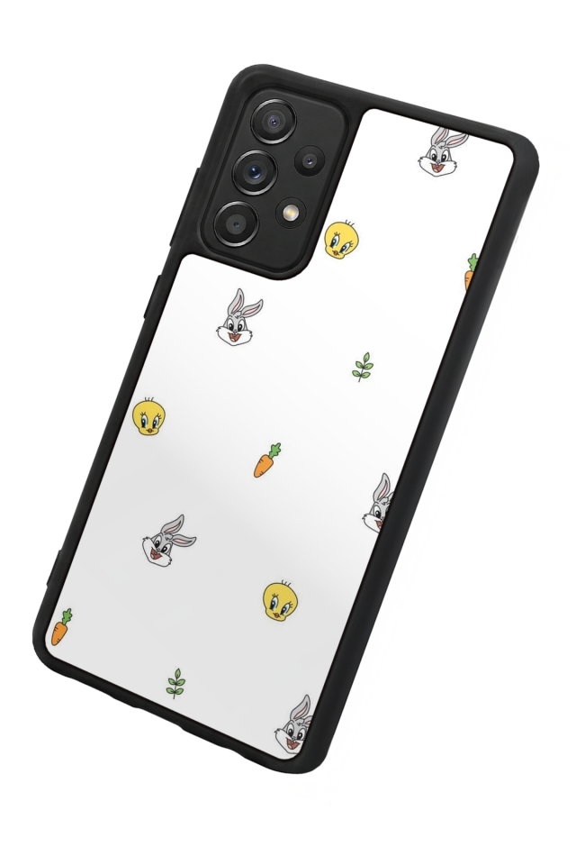 Samsung Galaxy A72 Uyumlu Tweety Tasarımlı Glossy Premium Kılıf