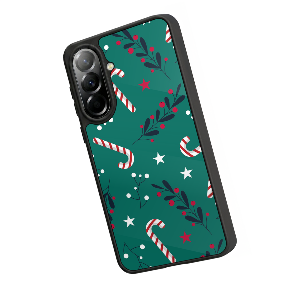Samsung Galaxy A57 Uyumlu Yilbasi Christmas Tasarımlı Glossy Premium Kılıf