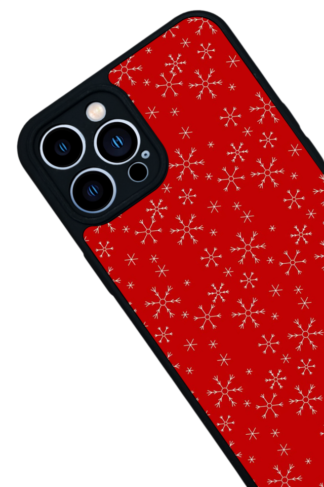 iPhone 12 Pro Max Uyumlu Yilbasi Christmas Tasarımlı Glossy Premium Kılıf