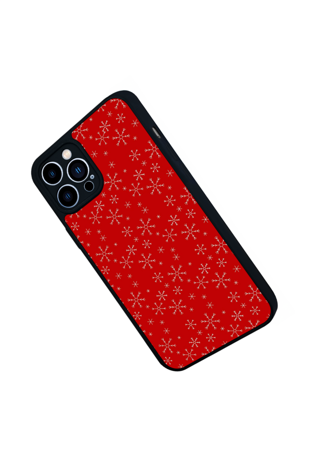 iPhone 12 Pro Max Uyumlu Yilbasi Christmas Tasarımlı Glossy Premium Kılıf