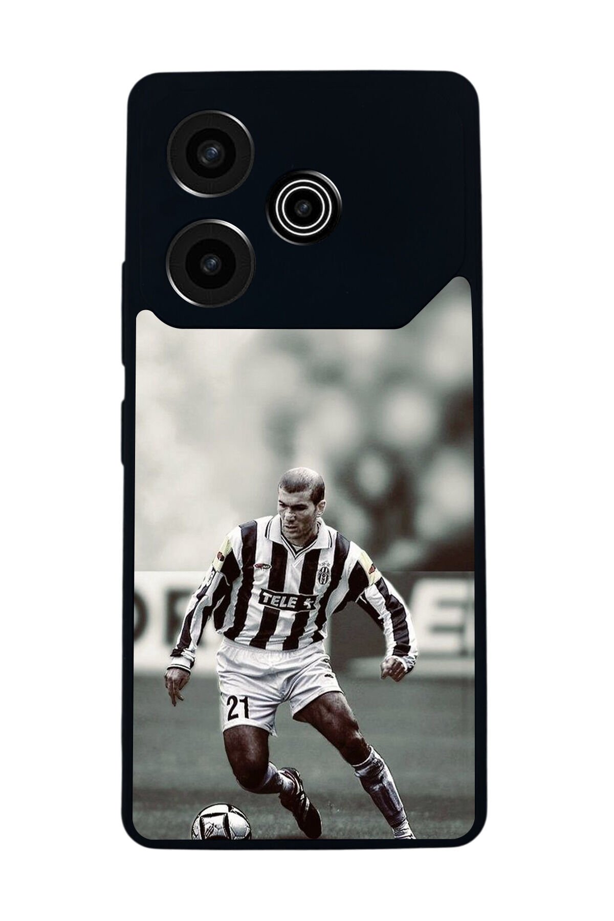 Tecno Pova 6 Uyumlu Zidane Tasarımlı Glossy Premium Kılıf