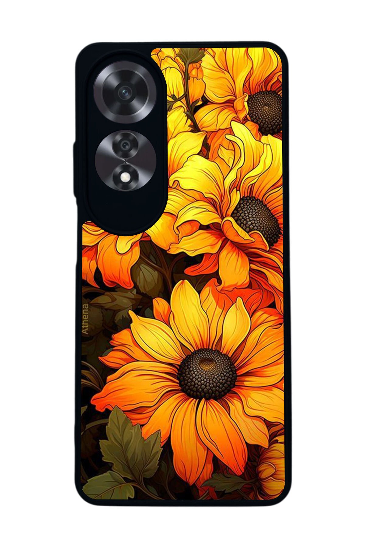 Oppo A60 Mat Siyah uyumlu Kılıf – Yumuşak Silikon, Koruyucu, Şok Emici Kapak