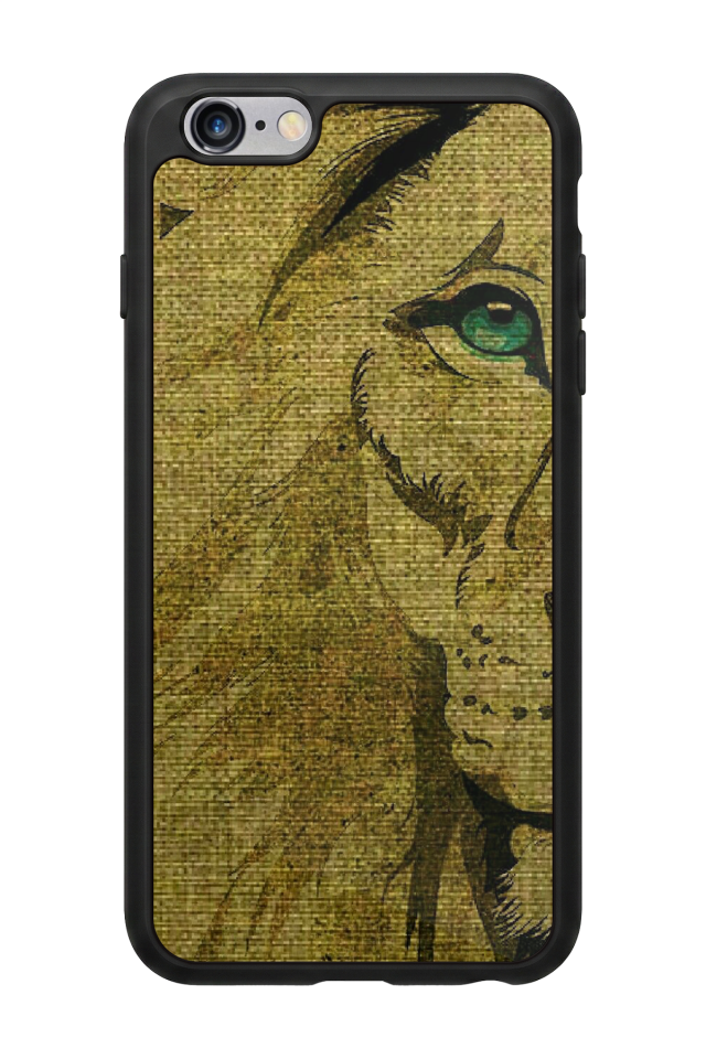 iPhone 6s Plus Uyumlu Aslan Tasarımlı Glossy Premium Kılıf