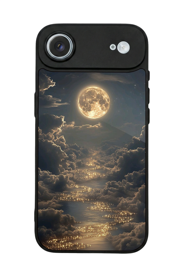 iPhone 17 Air Uyumlu Ay Tasarımlı Glossy Premium Kılıf