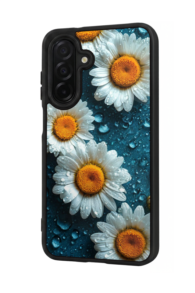 Samsung Galaxy A56 Uyumlu Cicek Tasarımlı Glossy Premium Kılıf