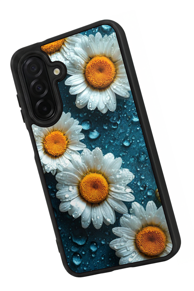 Samsung Galaxy A56 Uyumlu Cicek Tasarımlı Glossy Premium Kılıf