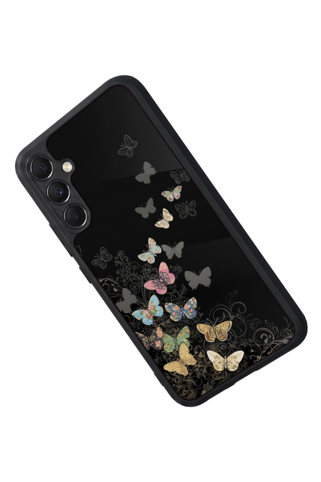 Samsung Galaxy A34 Uyumlu Kelebek Tasarımlı Glossy Premium Kılıf