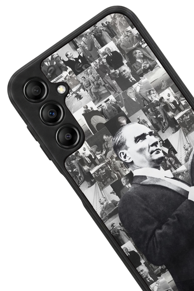 Samsung Galaxy A14 Uyumlu Mustafa Kemal Ataturk Tasarımlı Glossy Premium Kılıf