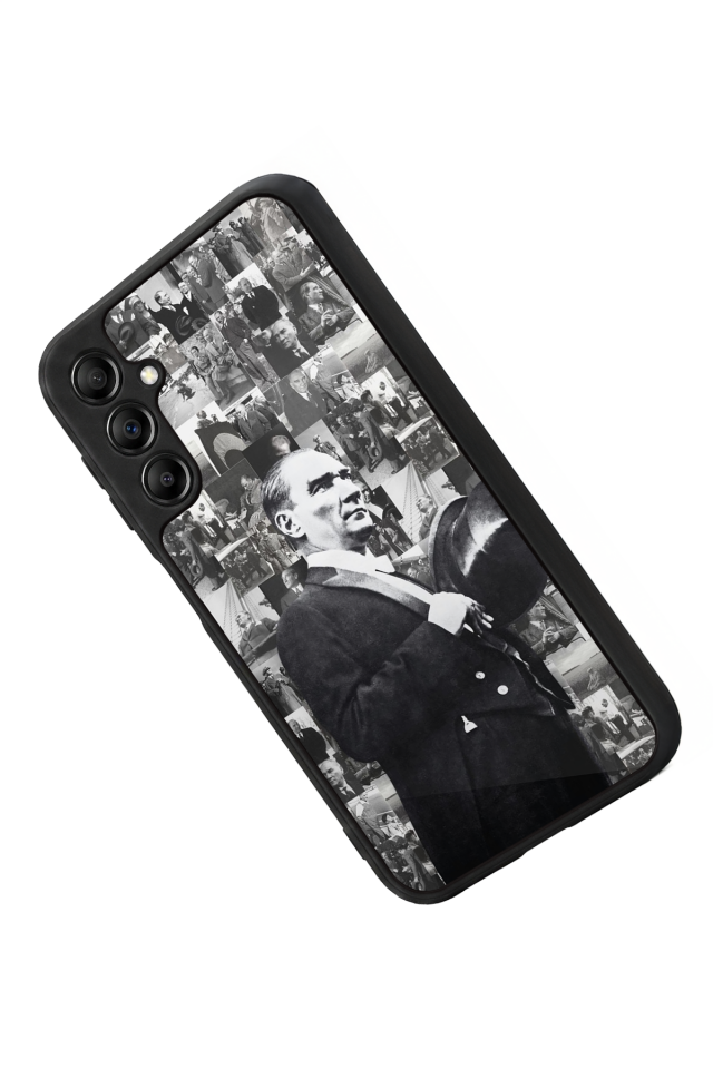 Samsung Galaxy A14 Uyumlu Mustafa Kemal Ataturk Tasarımlı Glossy Premium Kılıf