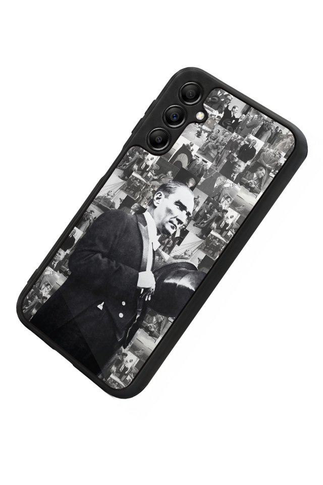 Samsung Galaxy A14 Uyumlu Mustafa Kemal Ataturk Tasarımlı Glossy Premium Kılıf