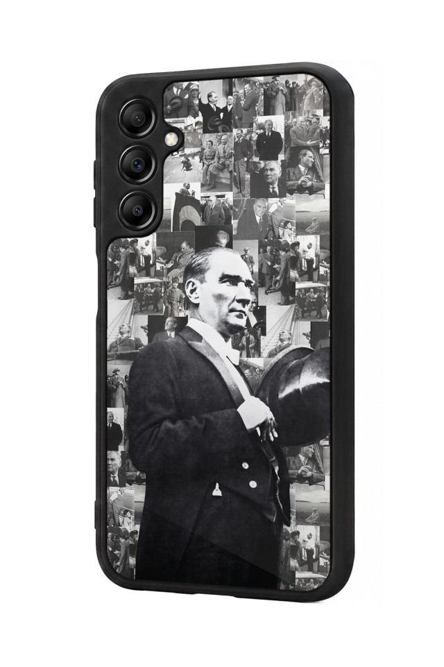 Samsung Galaxy A14 Uyumlu Mustafa Kemal Ataturk Tasarımlı Glossy Premium Kılıf