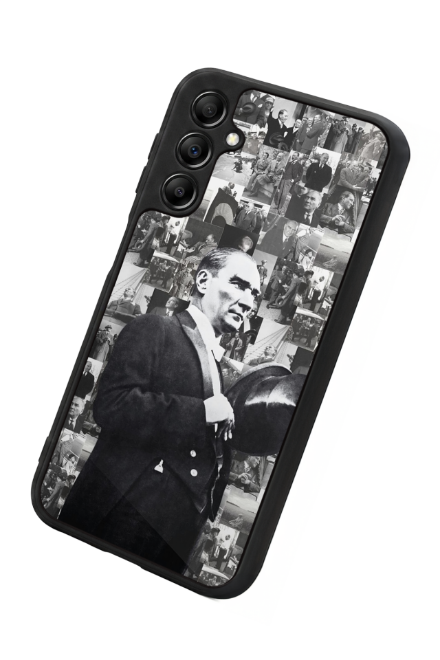 Samsung Galaxy A14 Uyumlu Mustafa Kemal Ataturk Tasarımlı Glossy Premium Kılıf