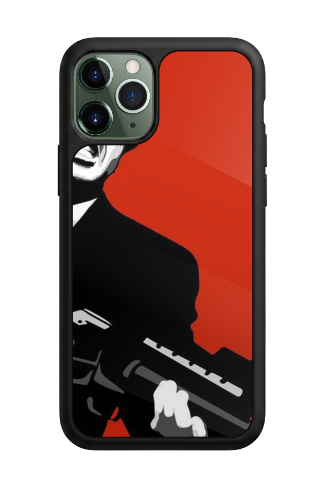 iPhone 11 Pro Uyumlu Scarface Tasarımlı Glossy Premium Kılıf