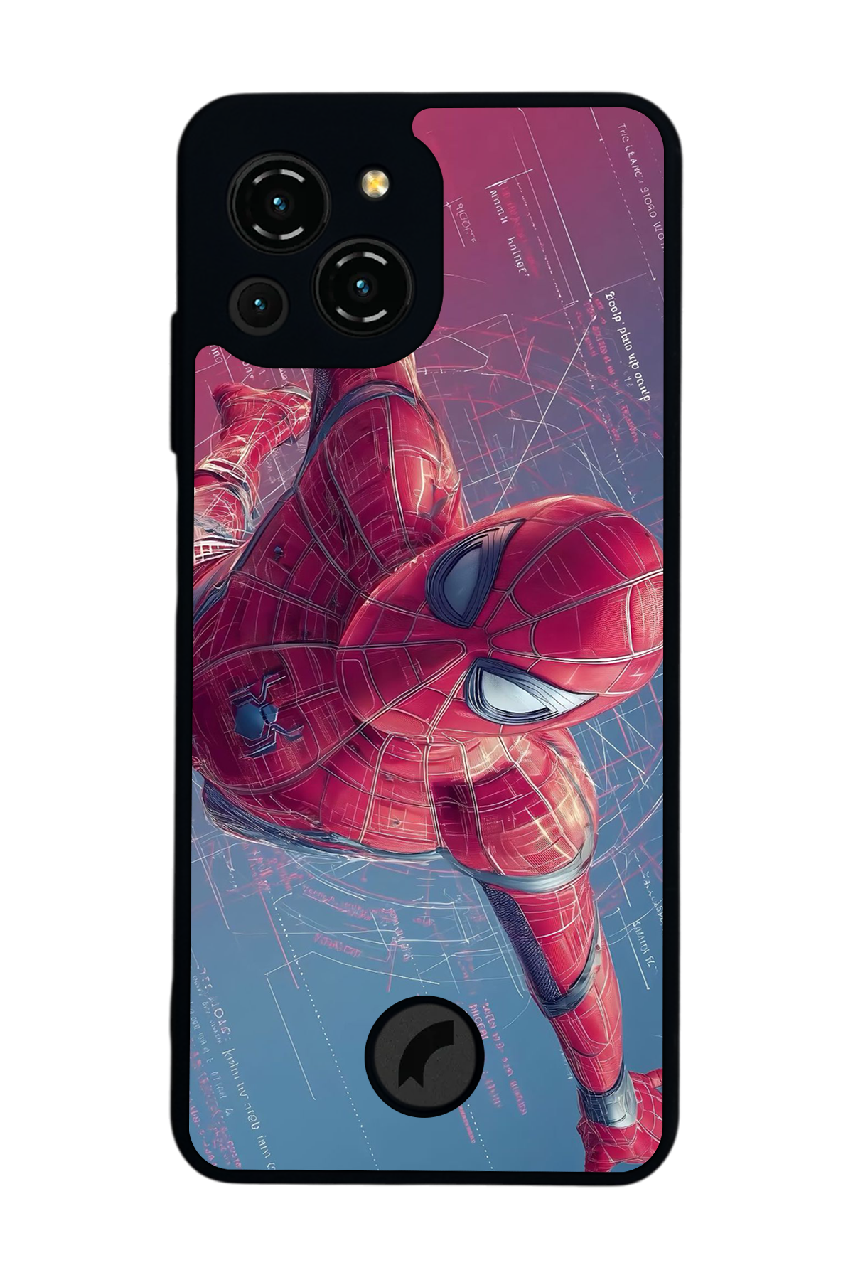 Reeder S23 Pro Max Uyumlu Spider Man ( Örümcek Adam ) Tasarımlı Glossy Premium Kılıf