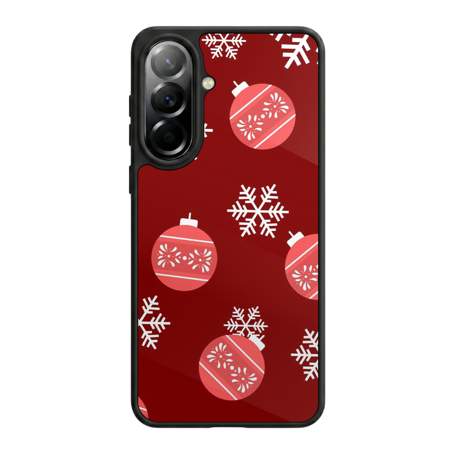 Samsung Galaxy A57 Uyumlu Yilbasi Christmas Tasarımlı Glossy Premium Kılıf