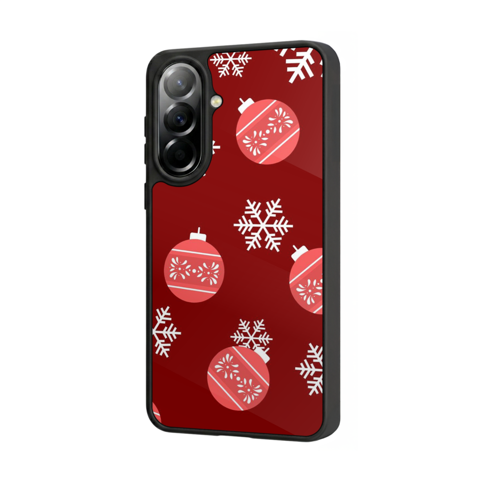 Samsung Galaxy A57 Uyumlu Yilbasi Christmas Tasarımlı Glossy Premium Kılıf