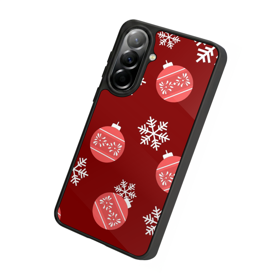 Samsung Galaxy A57 Uyumlu Yilbasi Christmas Tasarımlı Glossy Premium Kılıf