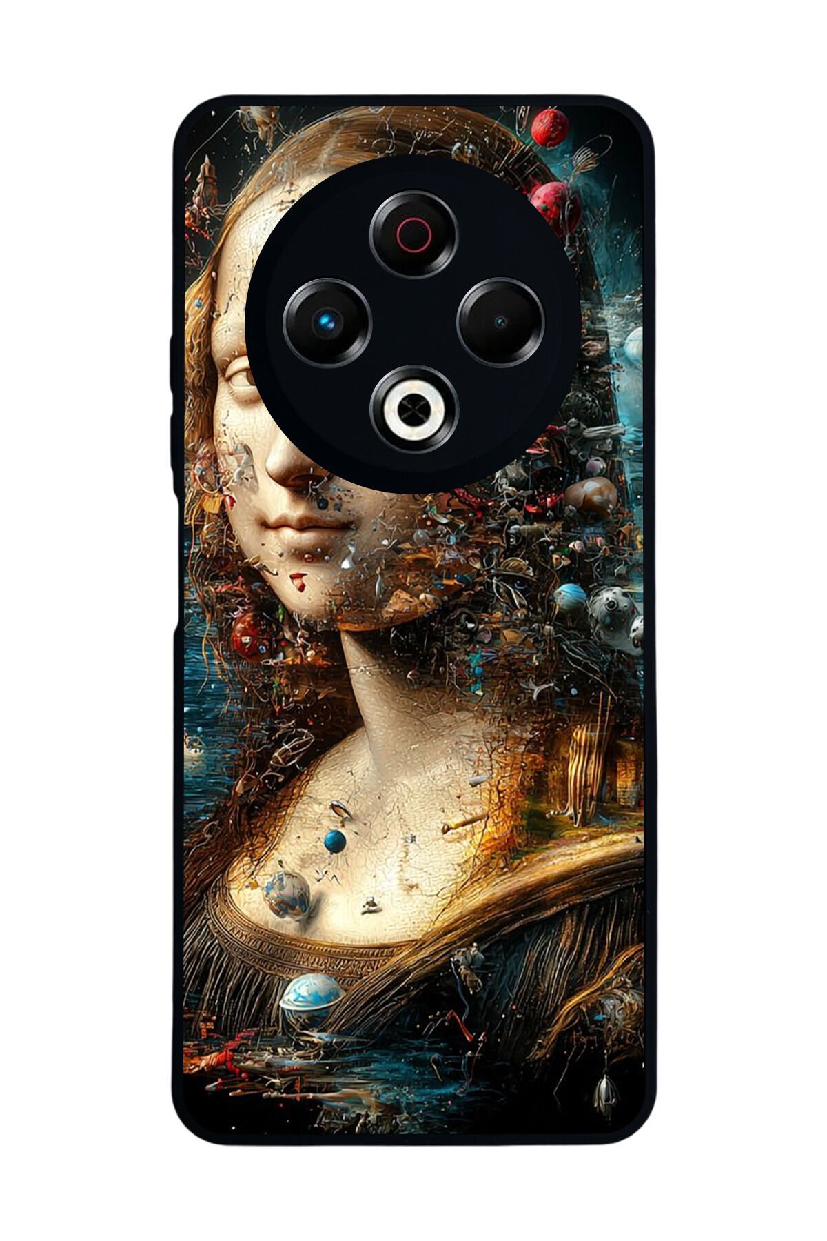 Tecno Spark 30 Uyumlu Monalisa Tasarımlı Glossy Premium Kılıf