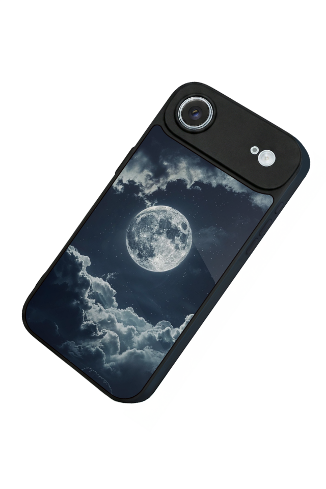 iPhone 17 Air Uyumlu Ay Tasarımlı Glossy Premium Kılıf