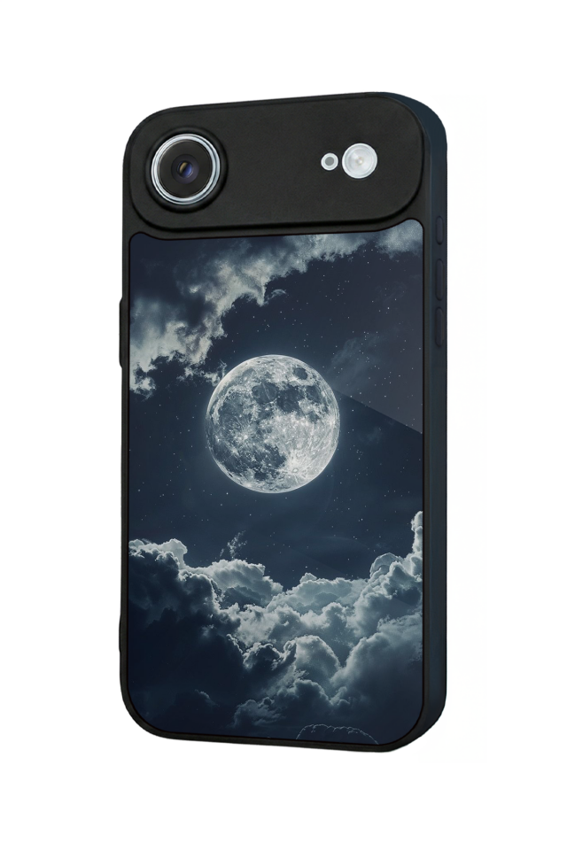 iPhone 17 Air Uyumlu Ay Tasarımlı Glossy Premium Kılıf